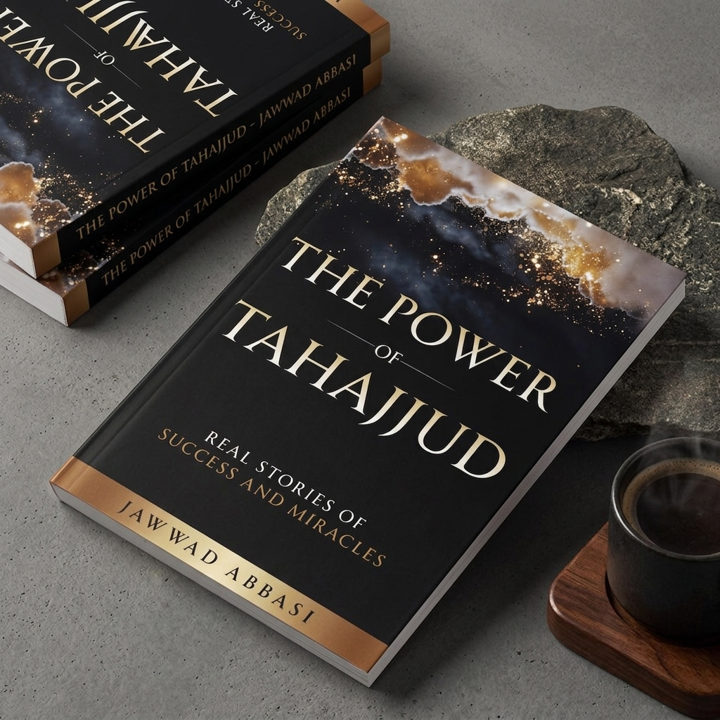 Book lying flat on gray surface